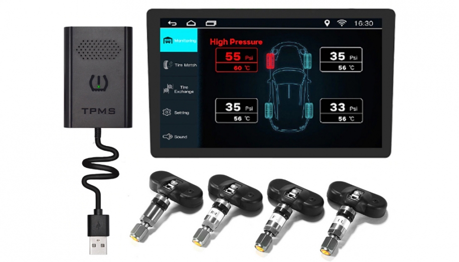 Cảm biến áp suất lốp ô tô TPMS là gì? Nên mua cảm biến van trong hay ngoài?